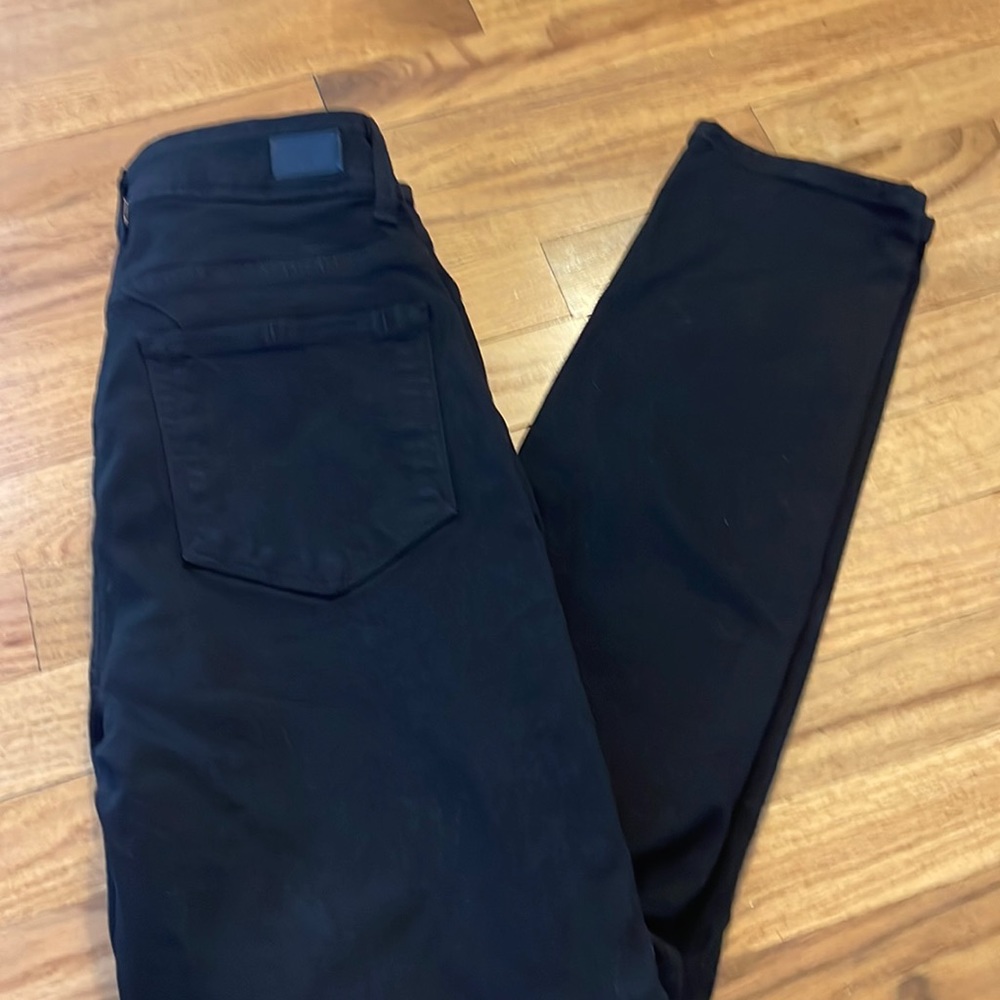 Paige womens black jeans size 30 skinny